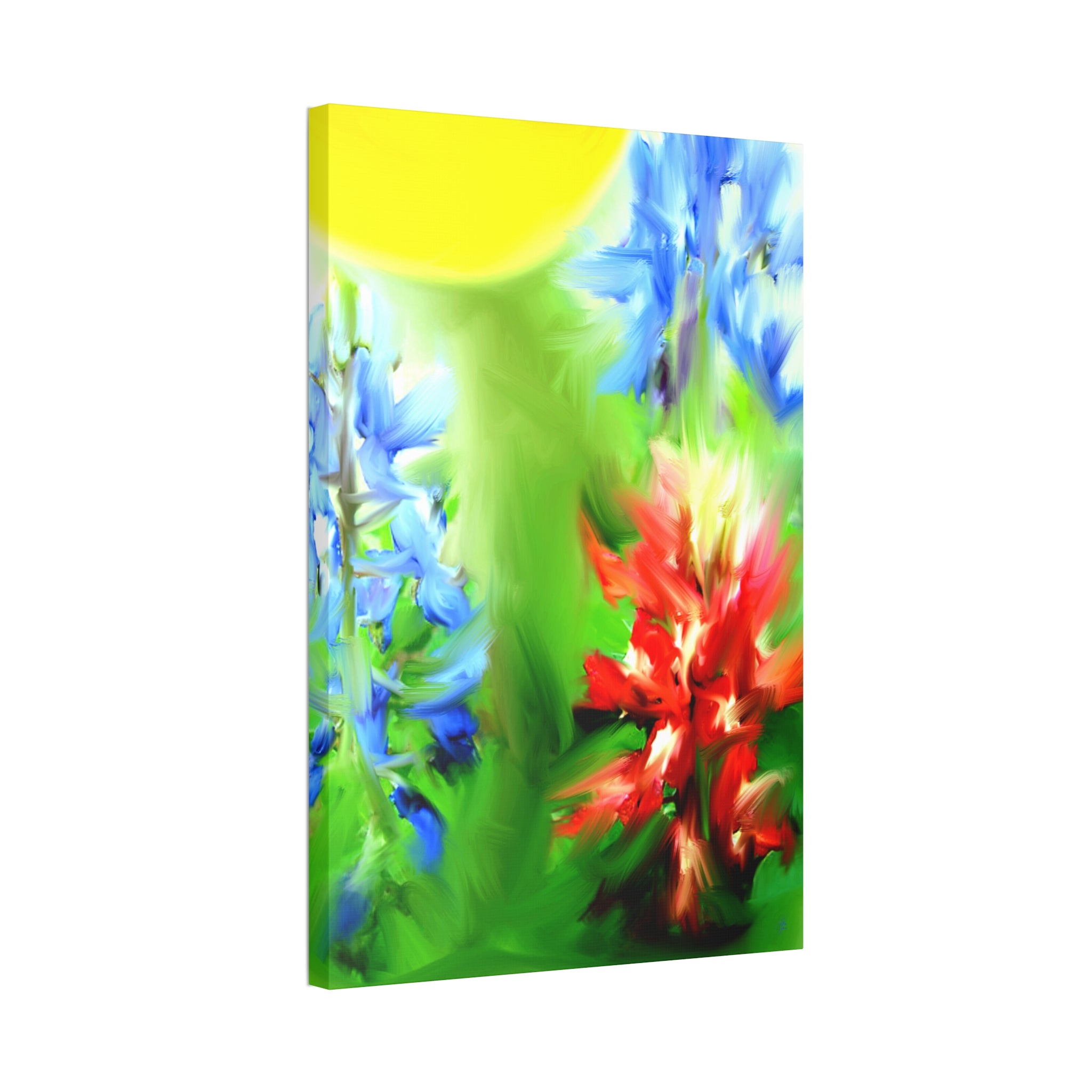 Texas Girl Bluebonnet Canvas