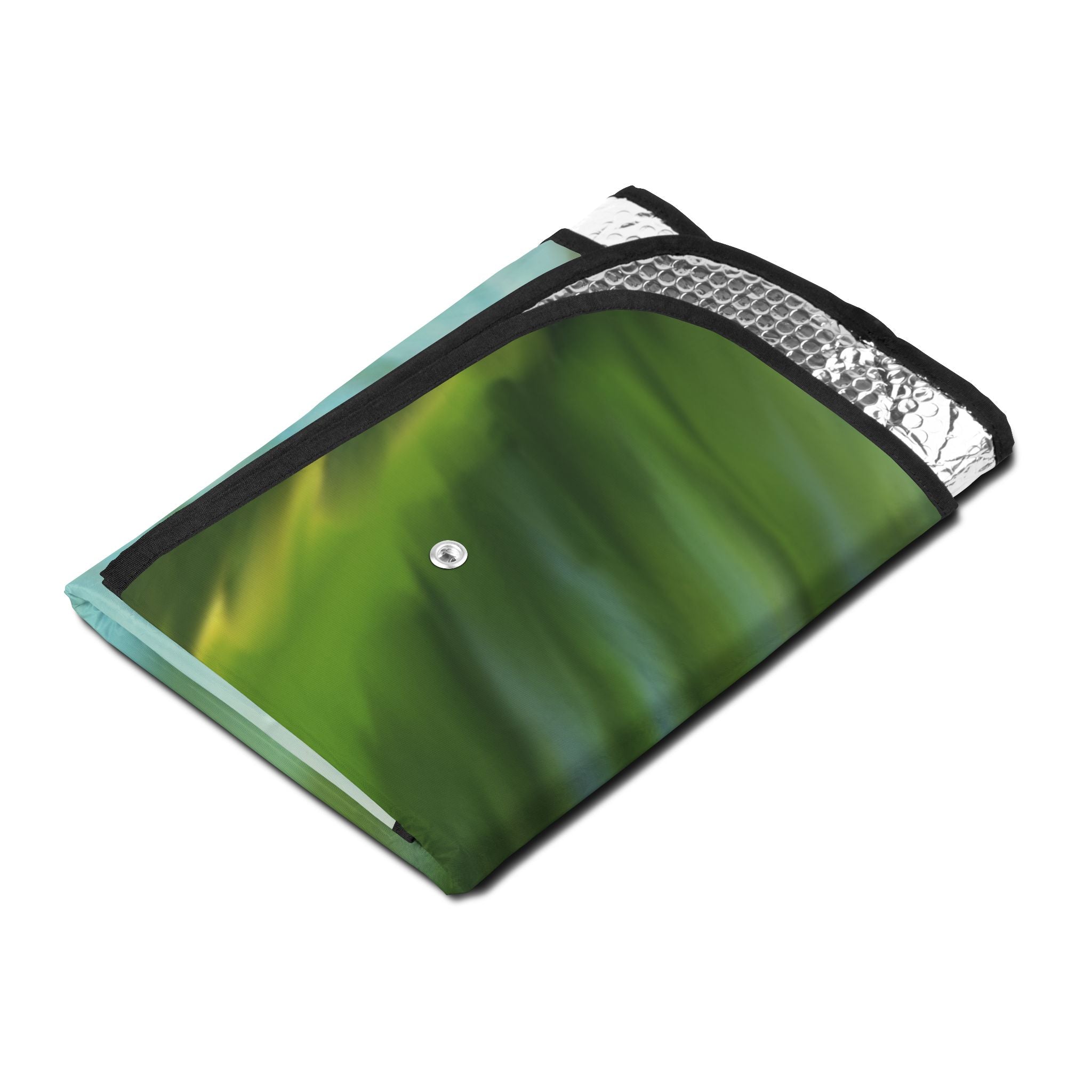 Abstract Aurora Car Sunshade — Colorful Windwave Front Windshield Shade