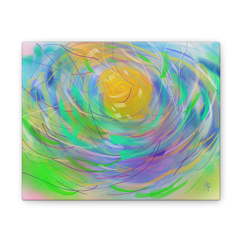 Abstract Floral Canvas