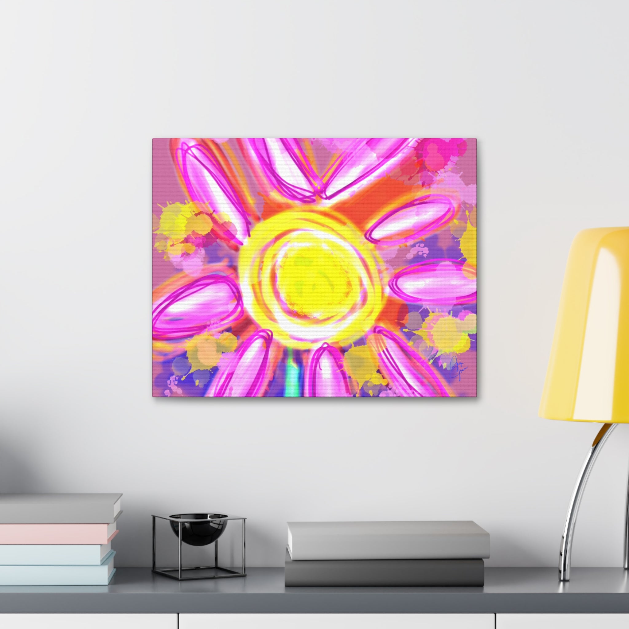 Bright Sunshine Daisy Canvas
