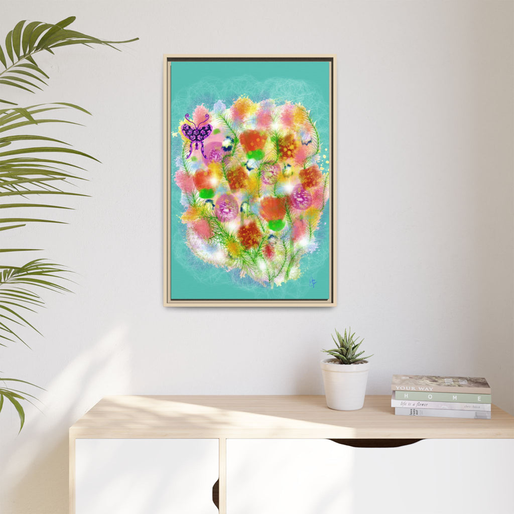 Matte Canvas, Framed (Multi-color)