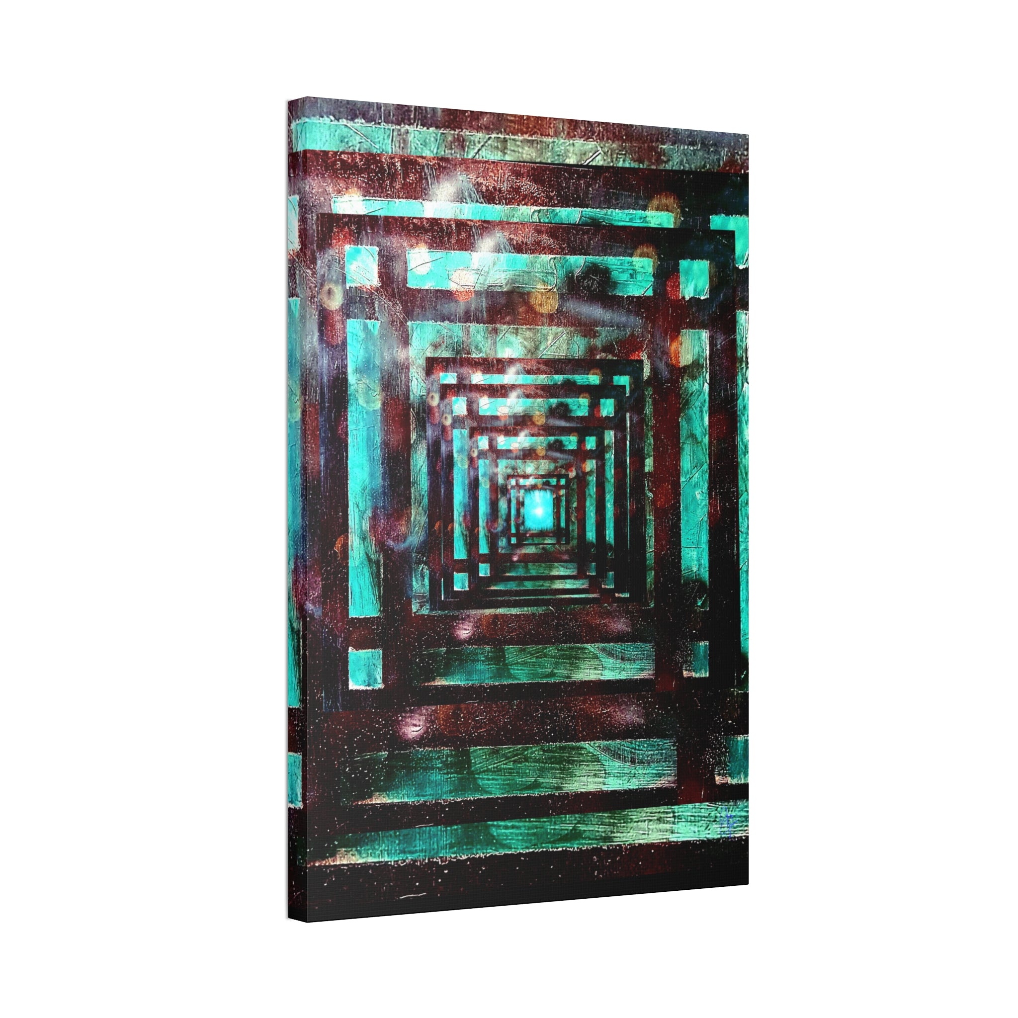 Inspirational Wall Art Canvas — "There's always a light at the end of the tunnel"