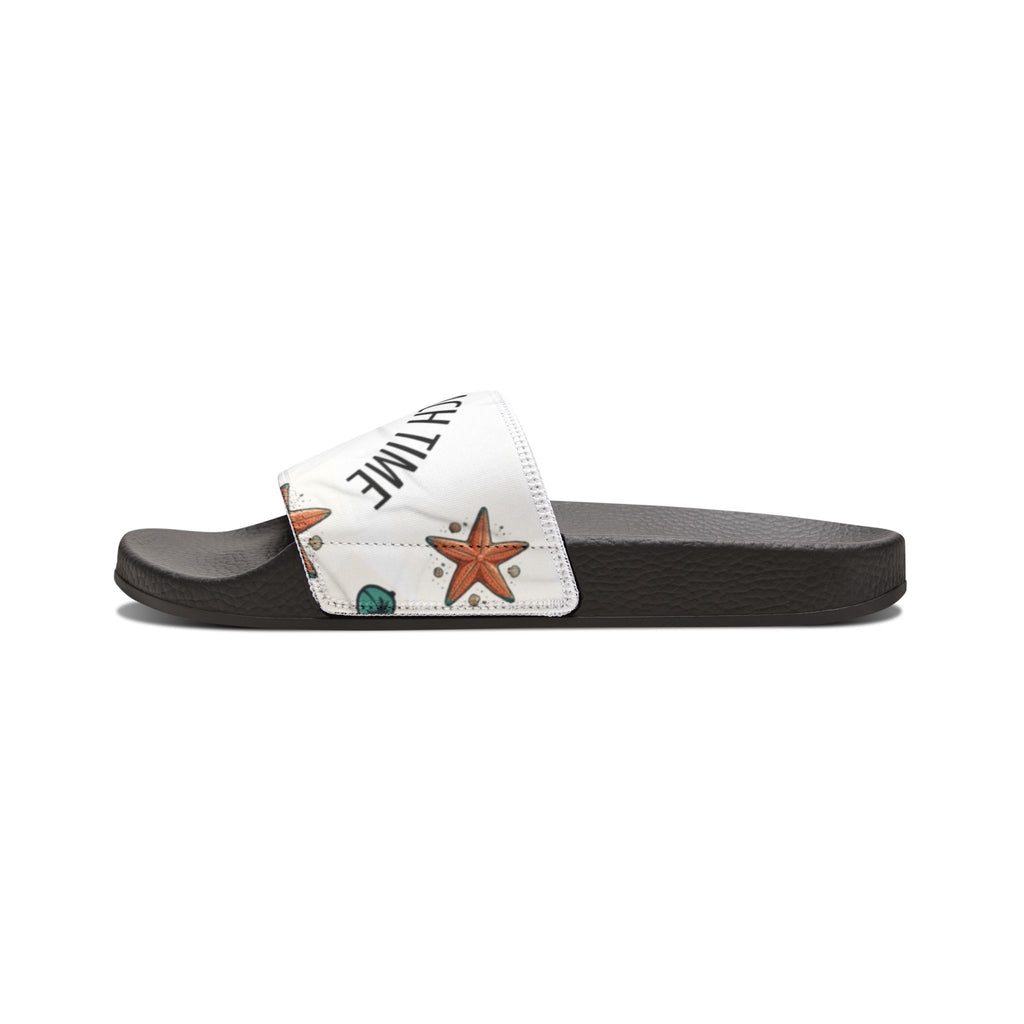 Beach Vibes Women's Slide Sandals — Starfish & Seashell Removable-Strap Slides