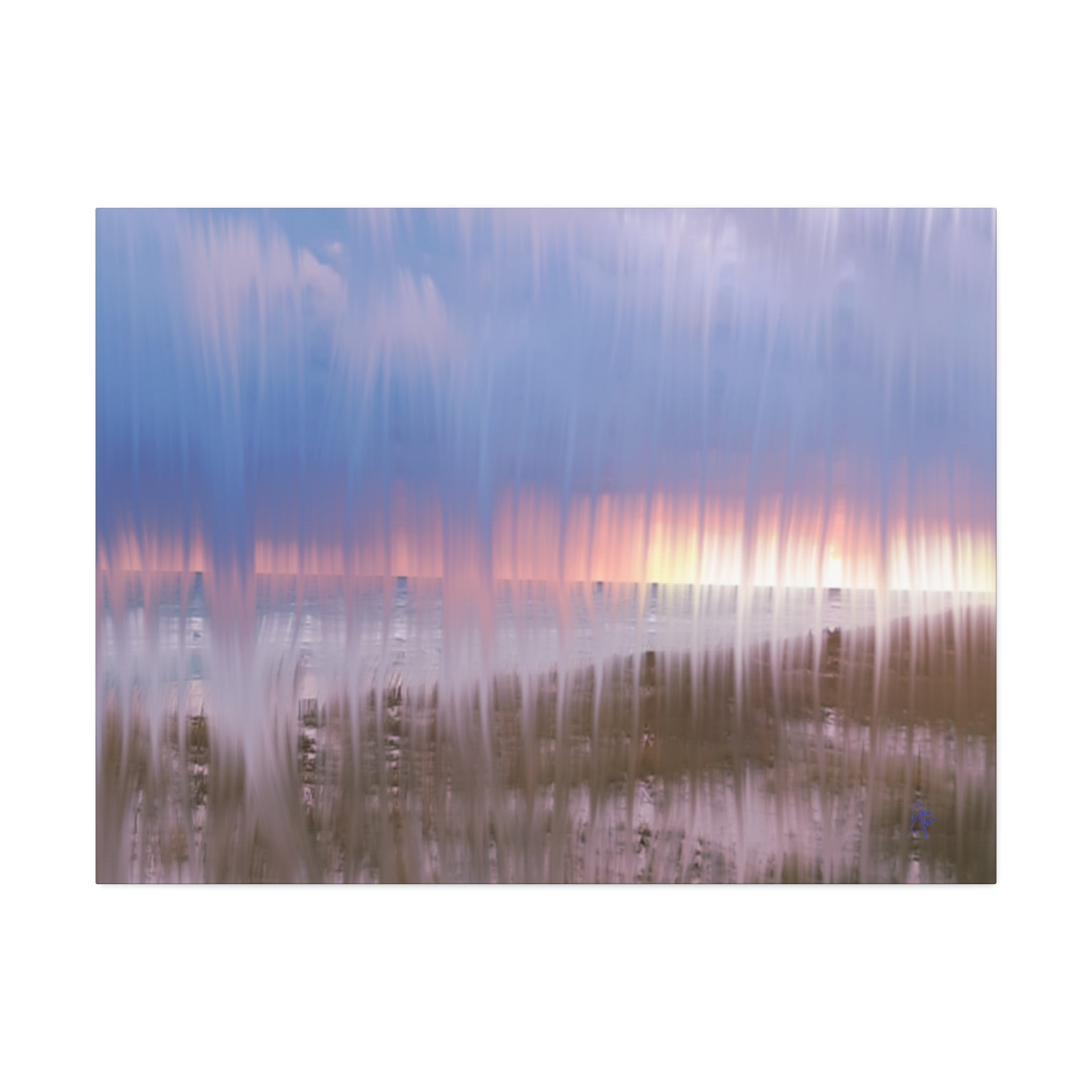 Abstract Sunset Canvas Print — Stretched 1.5"