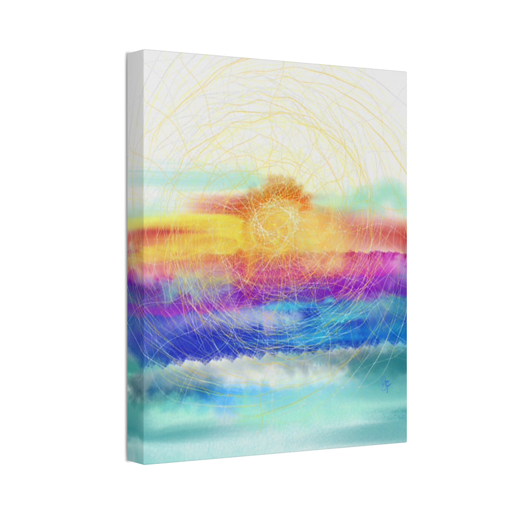 Sunrise Radiance Canvas