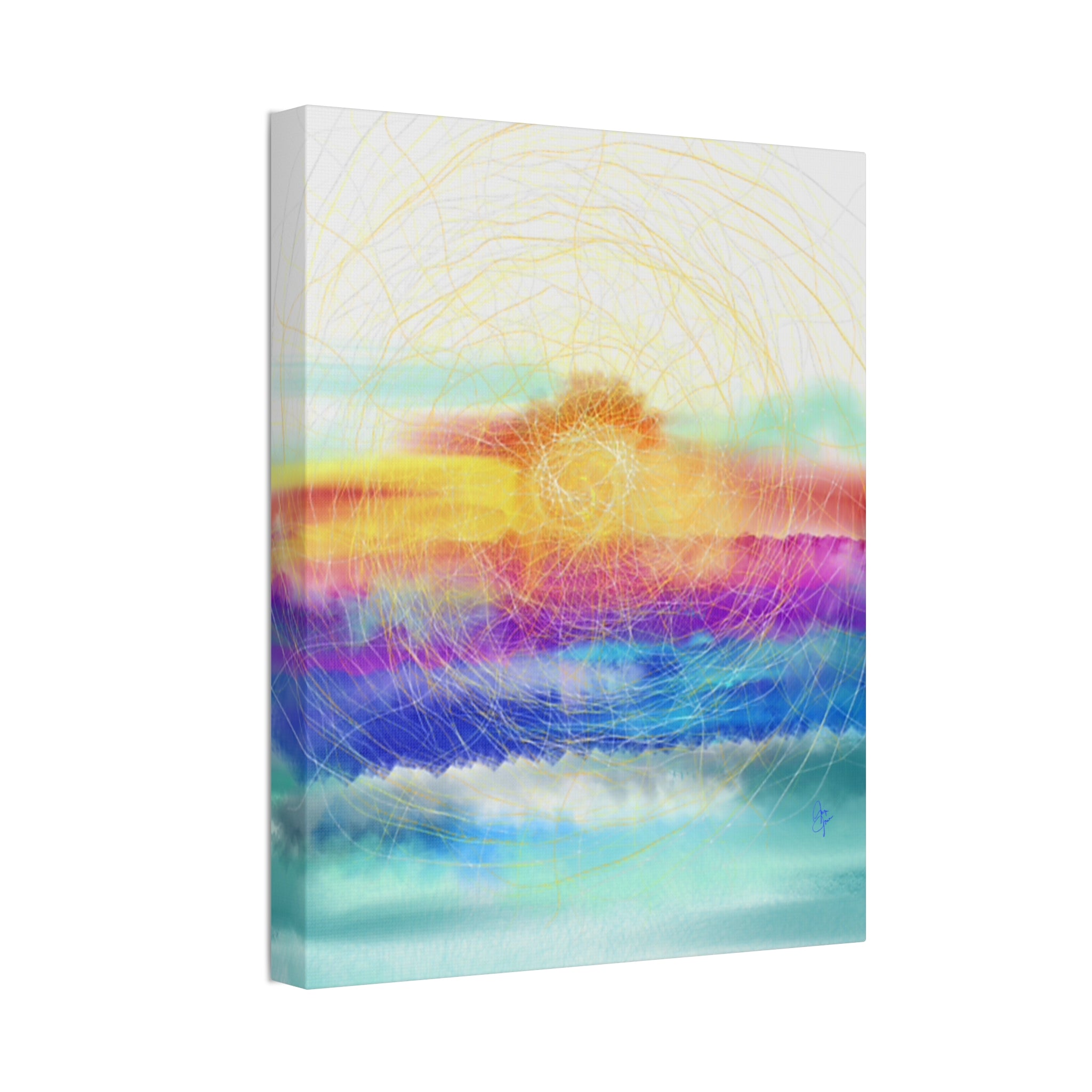 Sunrise Radiance Canvas
