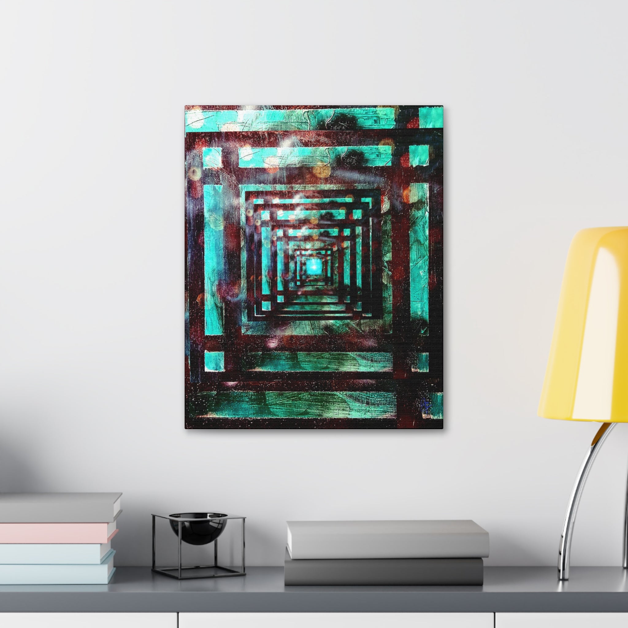 Inspirational Wall Art Canvas — "There's always a light at the end of the tunnel"