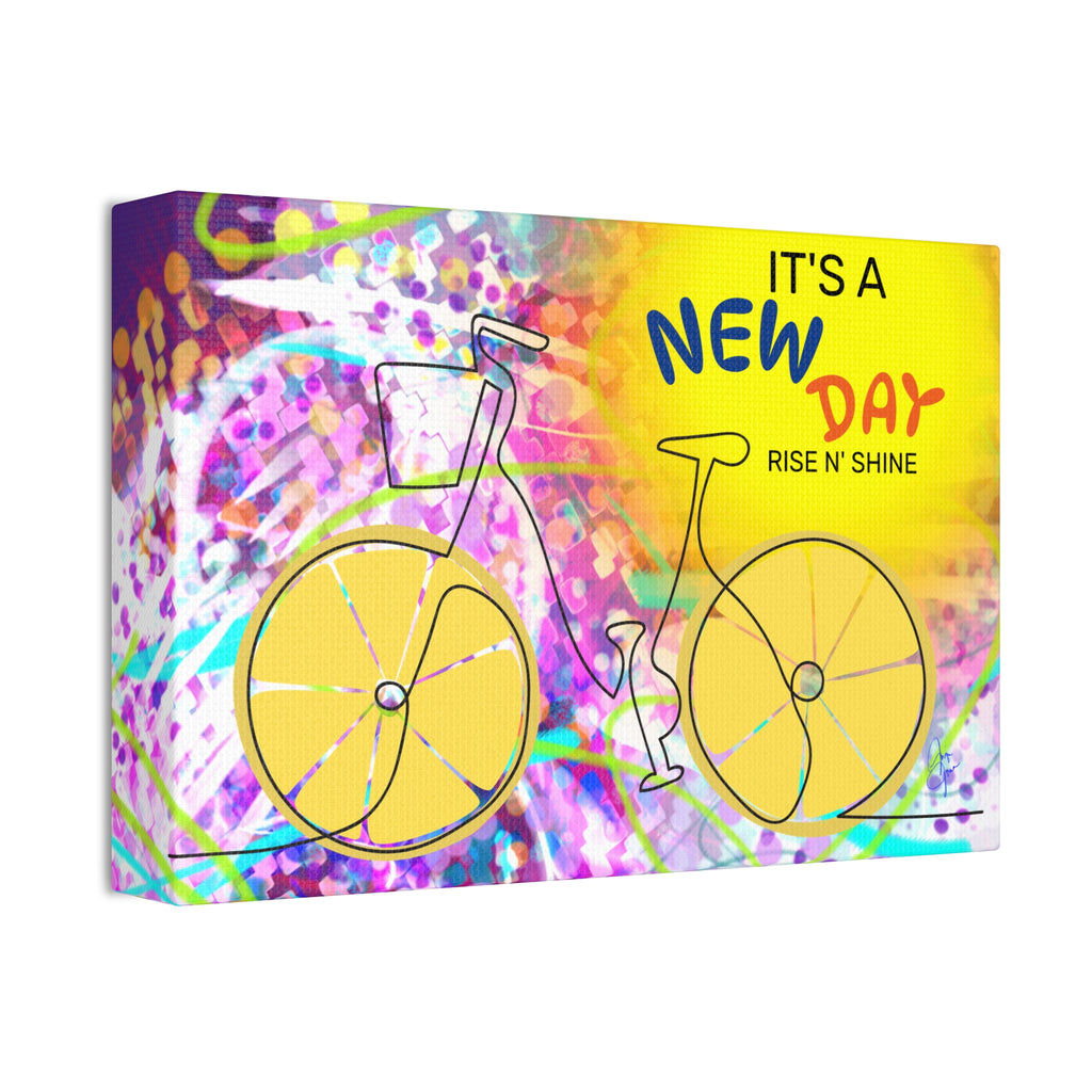 Inspirational Bicycle Canvas Stretched 1.5"