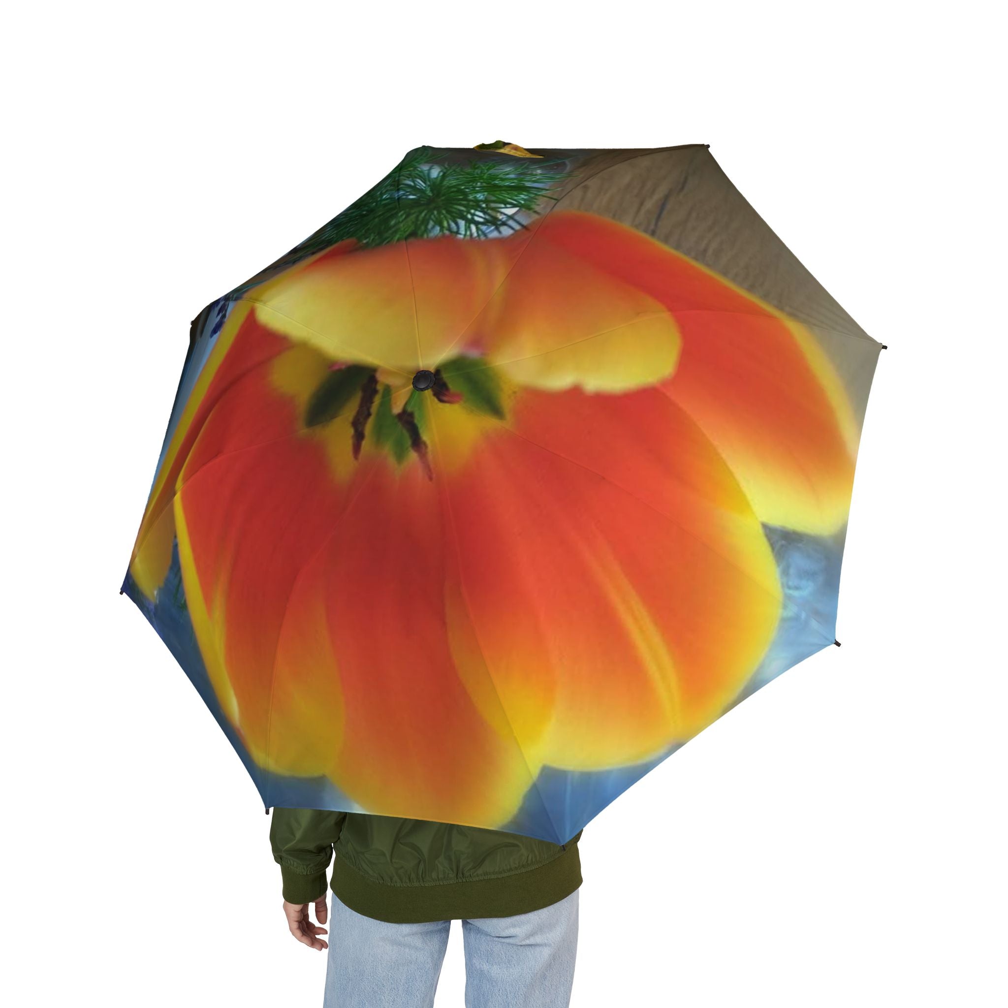 Vibrant Floral Umbrella