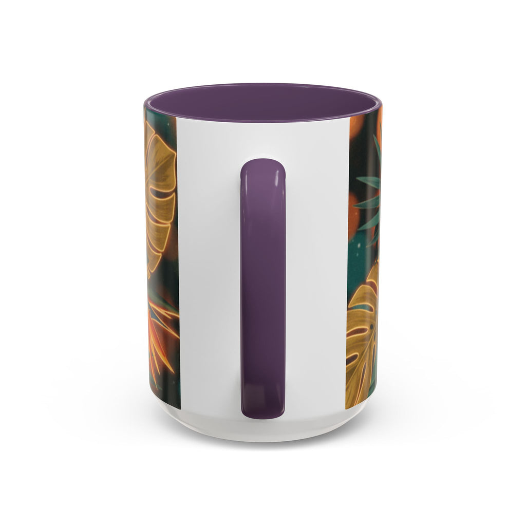 Hibiscus Tropical Coffee Mug — Floral Island Accent Mug (11/15 oz)