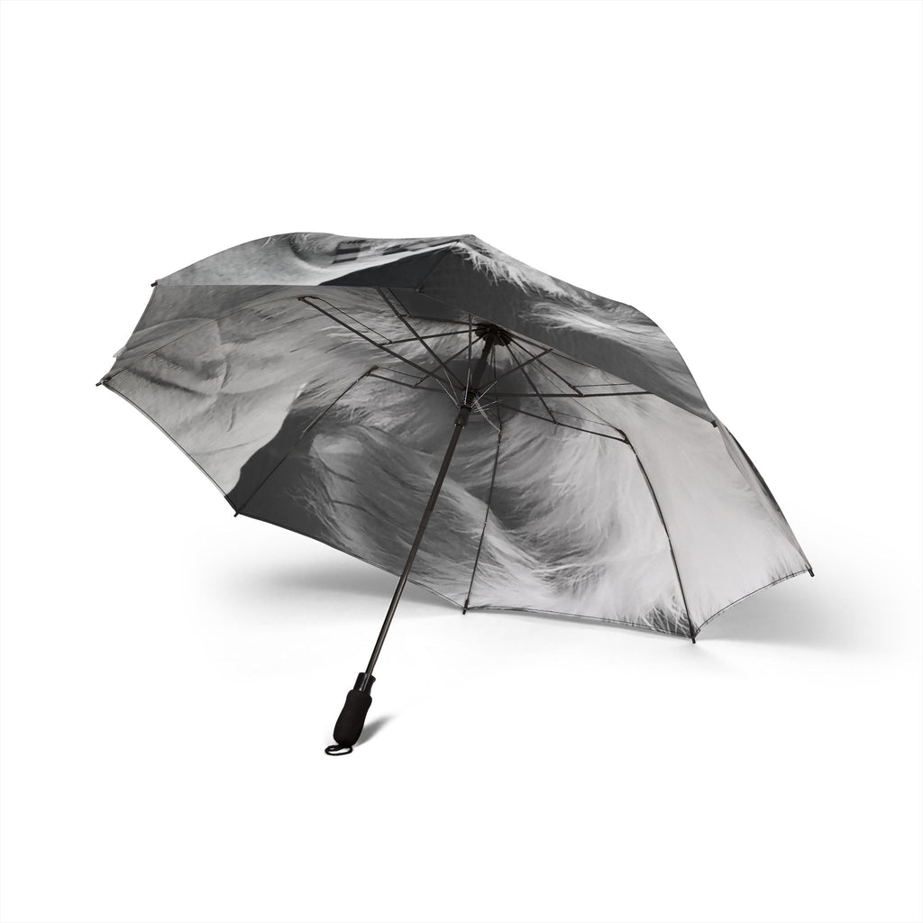 Stylish Semi-Automatic Foldable Umbrella with Unique Pet Design