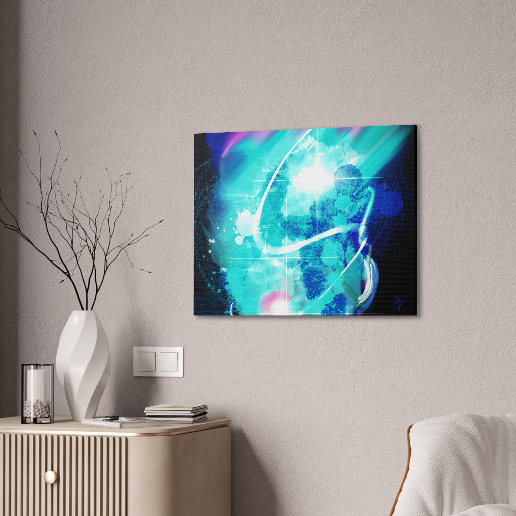 Crossing Over Canvas Wall Art — Stretched 0.75"
