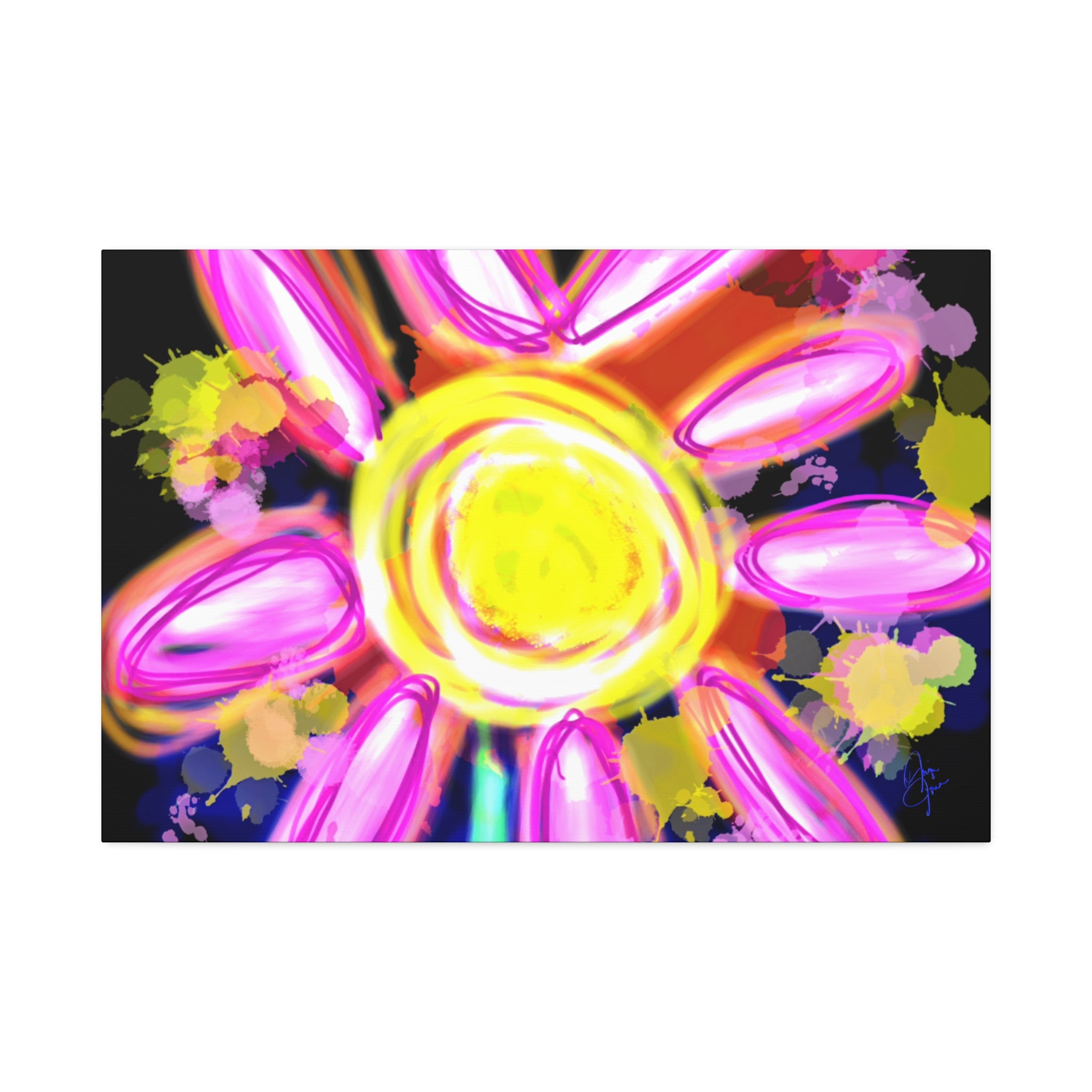 Bright Sunshine Daisy Canvas