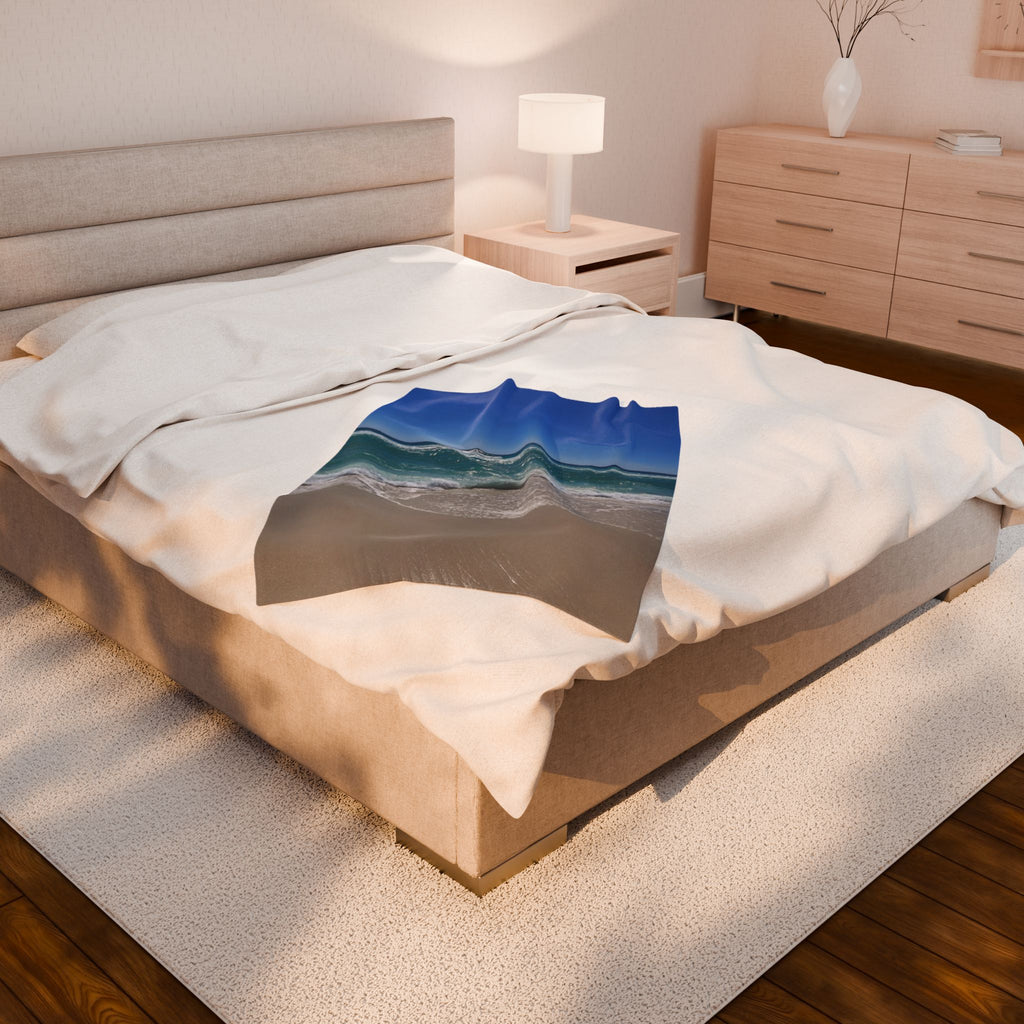 Plush Blanket - Pensacola Beach Bedroom Decor