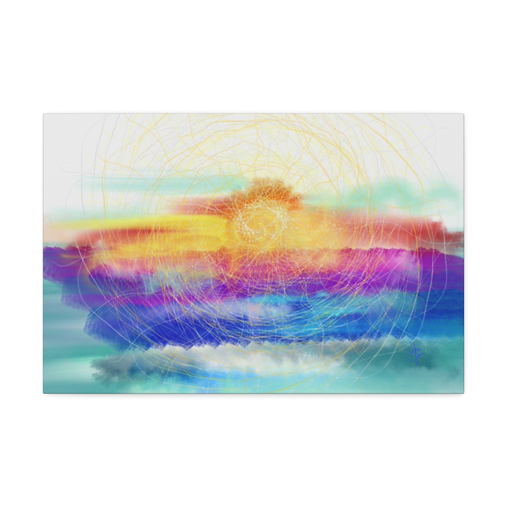 Sunrise Radiance Canvas