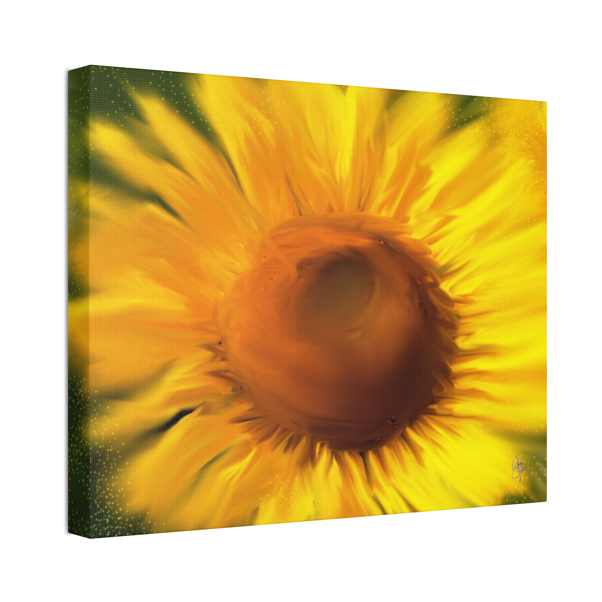 Sunflower Canvas Wall Art — Vibrant Floral Stretched Canvas