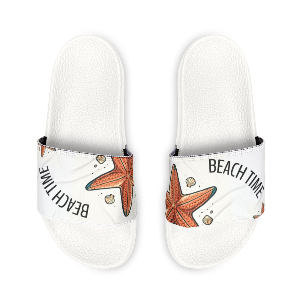 Beach Vibes Women's Slide Sandals — Starfish & Seashell Removable-Strap Slides