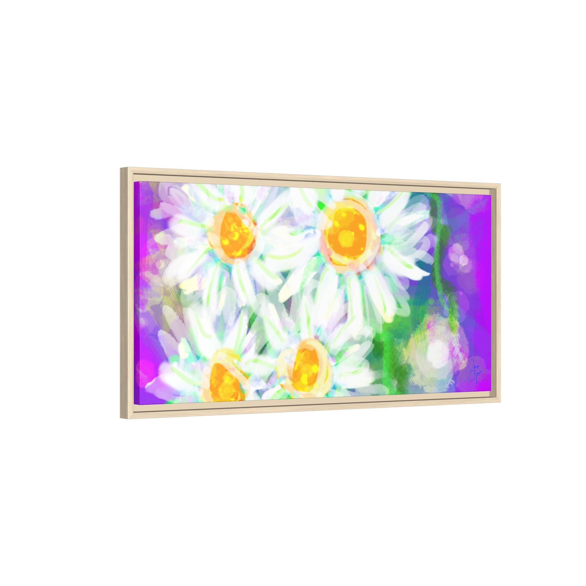 Matte Canvas, Framed (Multi-color)