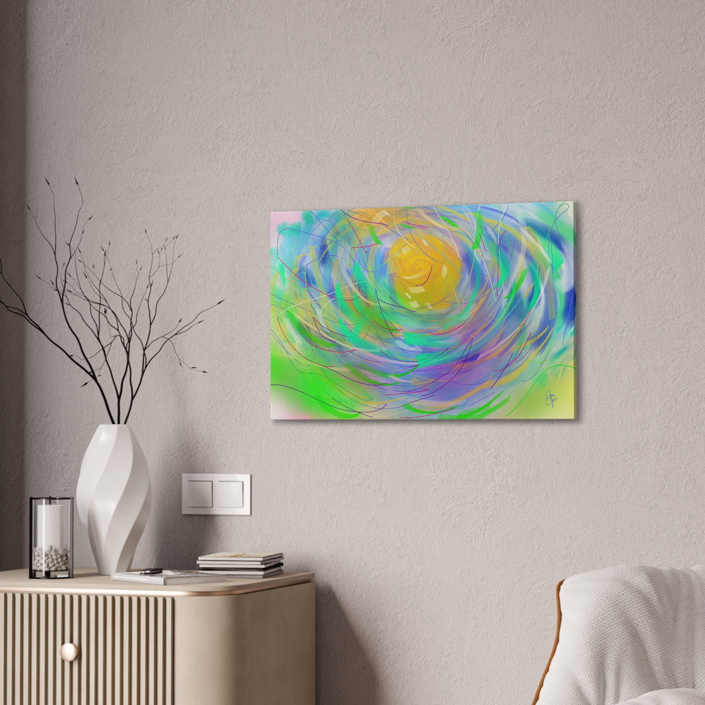 Abstract Floral Canvas