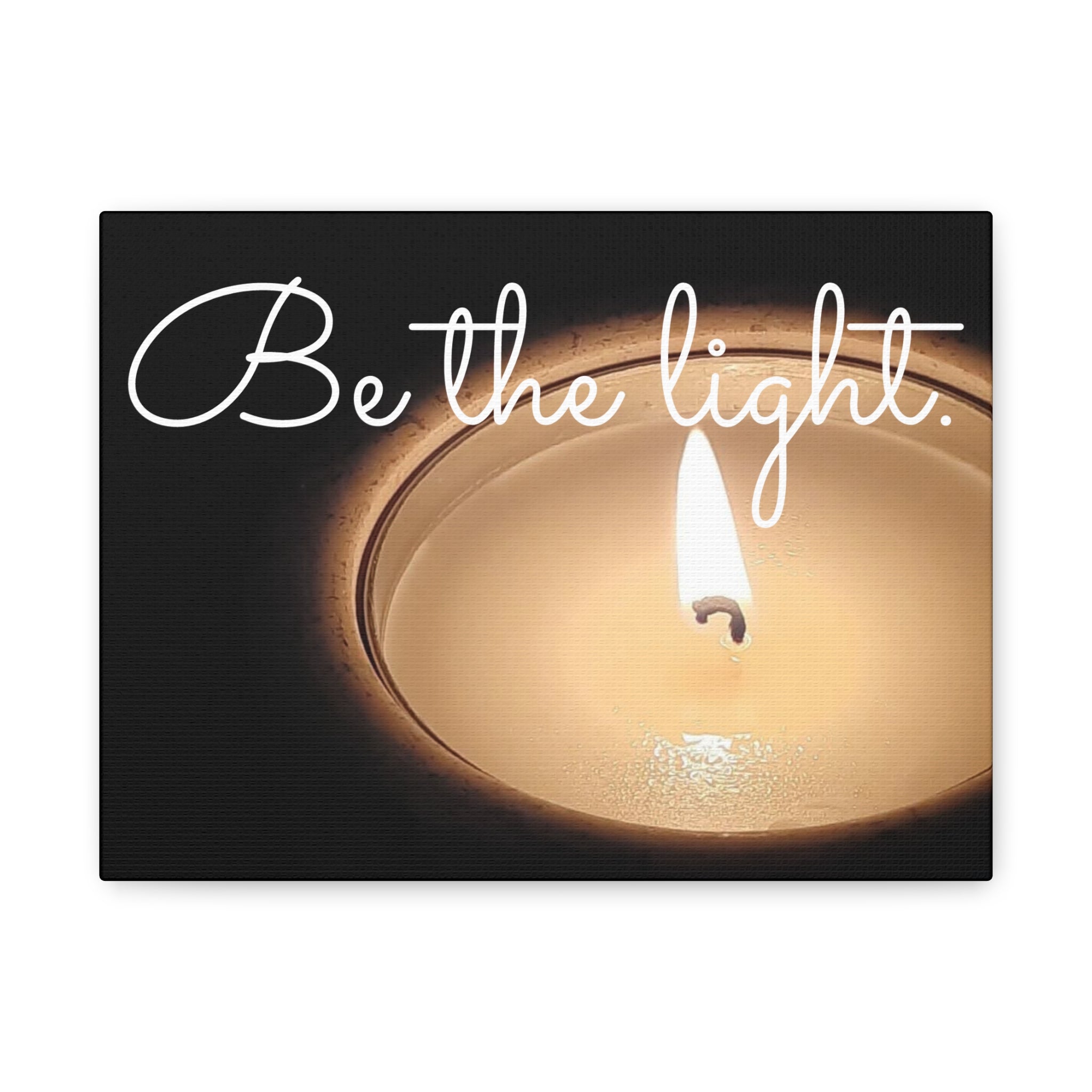 Canvas Print - 'Be the Light' Inspiration Wall Art