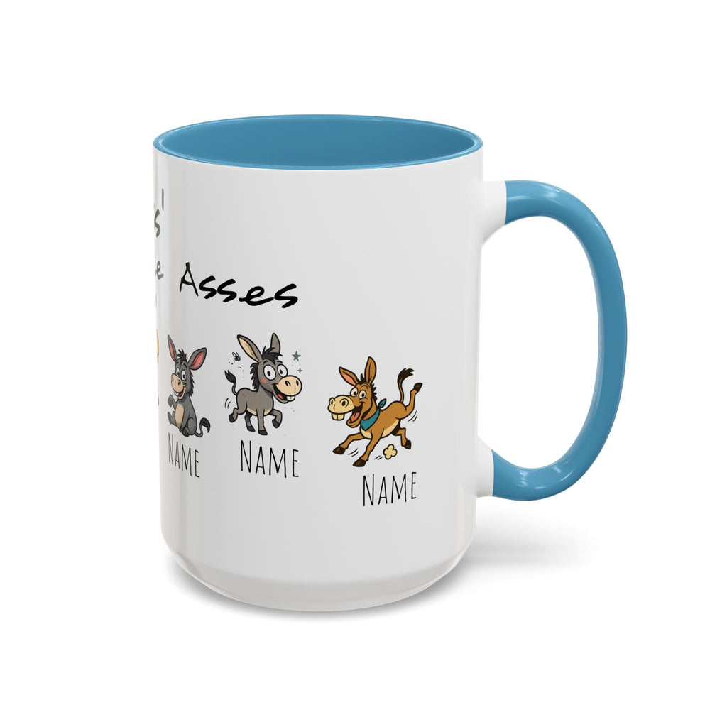 Boss In The Asses Personalized Donkey Coffee Mug — Funny Name Gift (11/15oz)