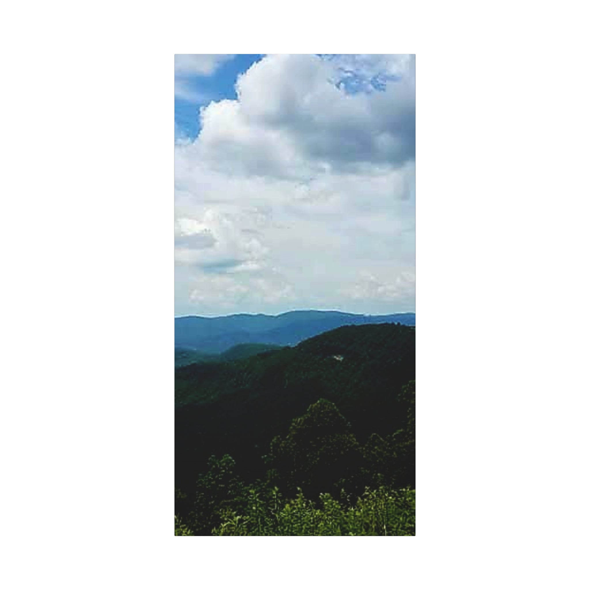 Blue Ridge Mountains Canvas Print — Matte Stretched Wall Art