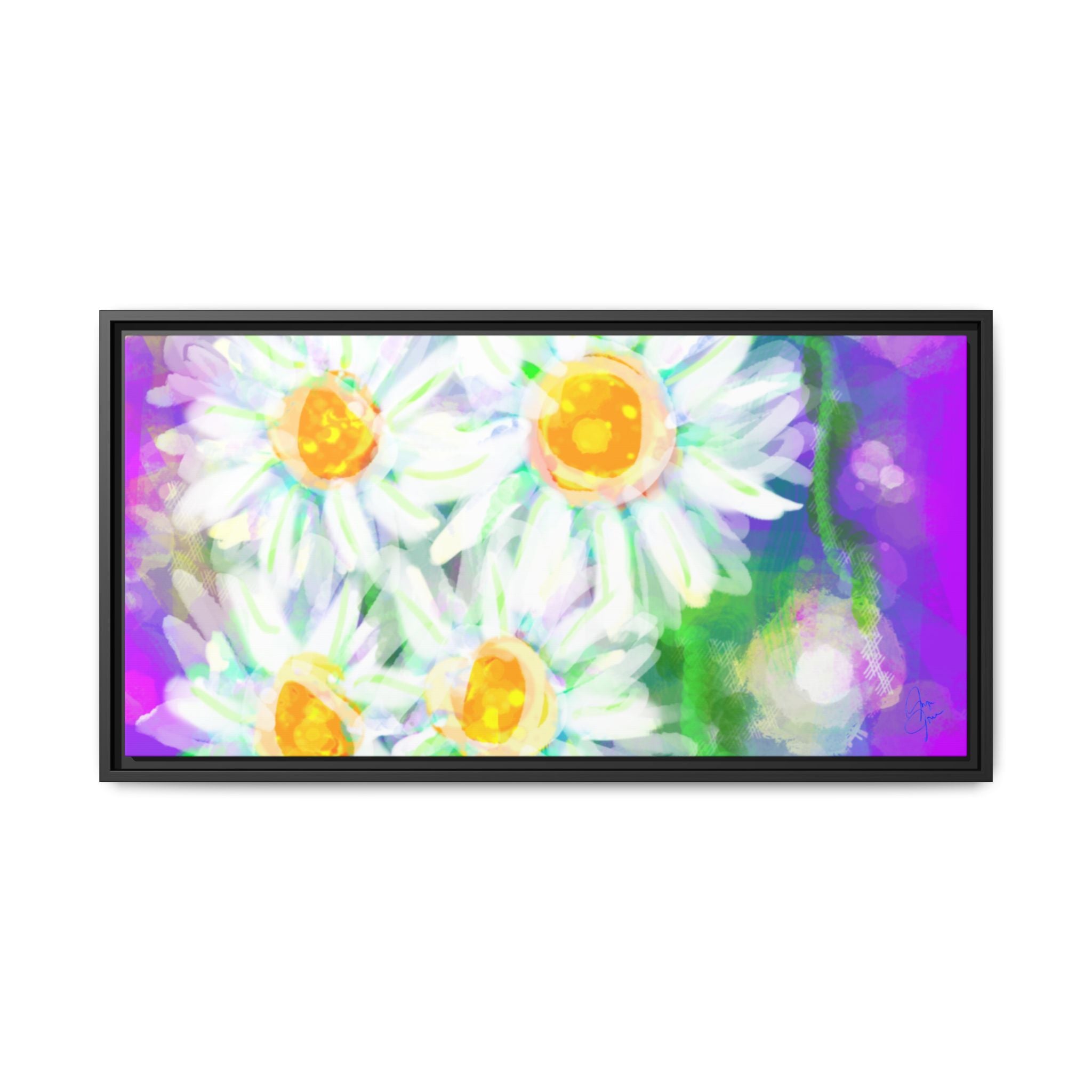 Matte Canvas, Framed (Multi-color)