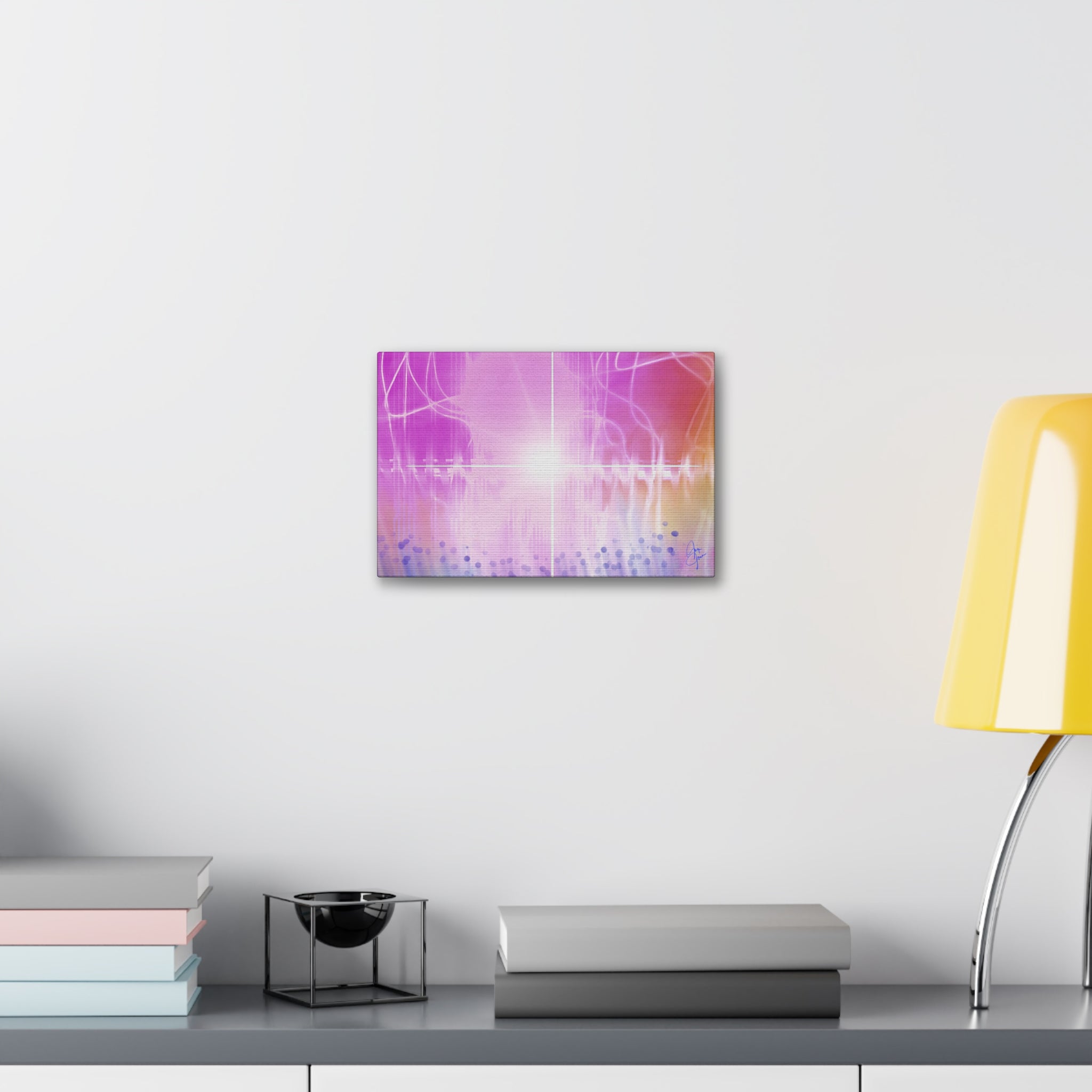 Abstract Radiant Light Canvas