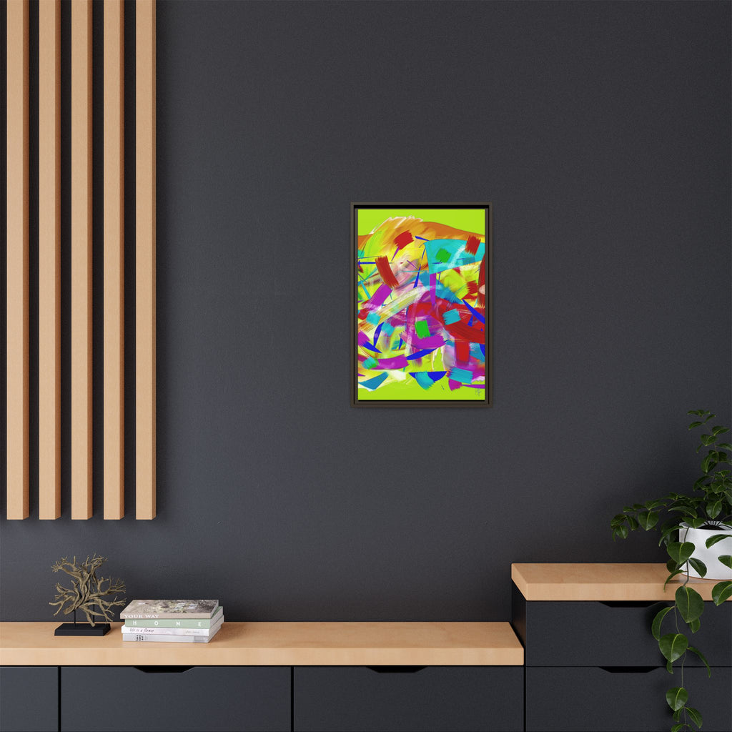 Matte Canvas, Framed (Multi-color)