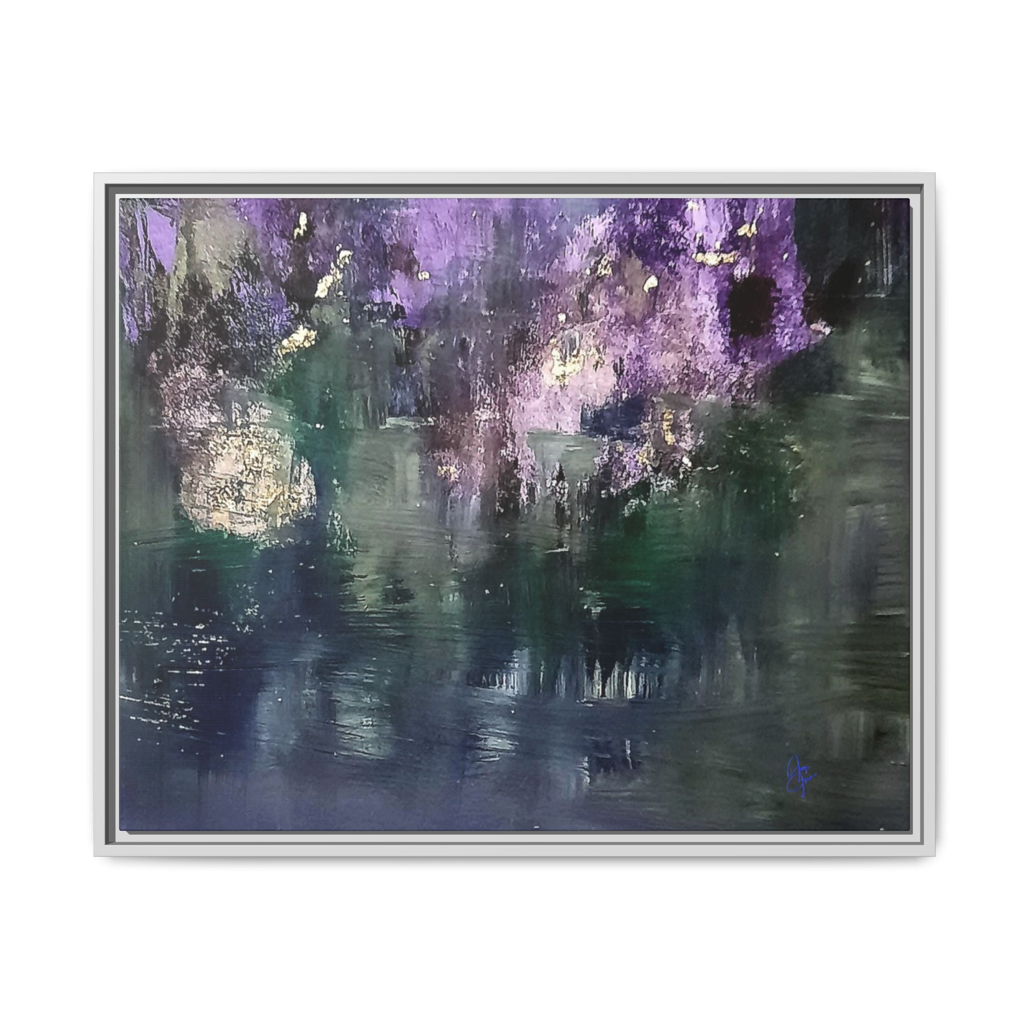 Impressionism Vibes Matte Canvas Print (Framed)