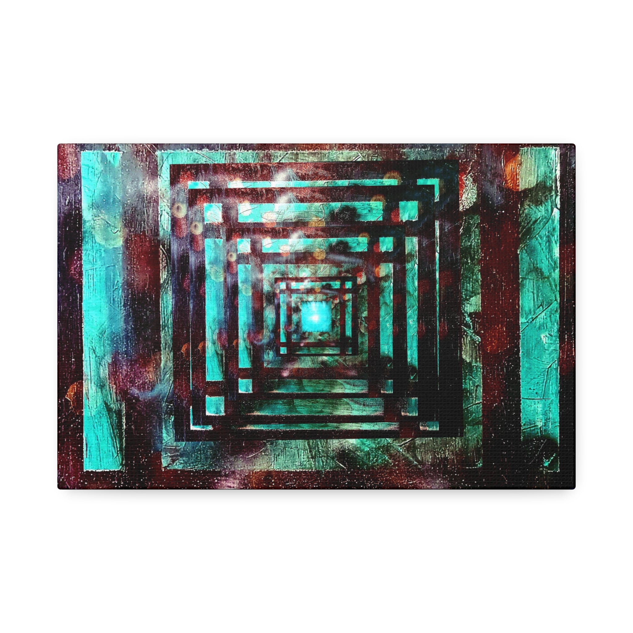Inspirational Wall Art Canvas — "There's always a light at the end of the tunnel"