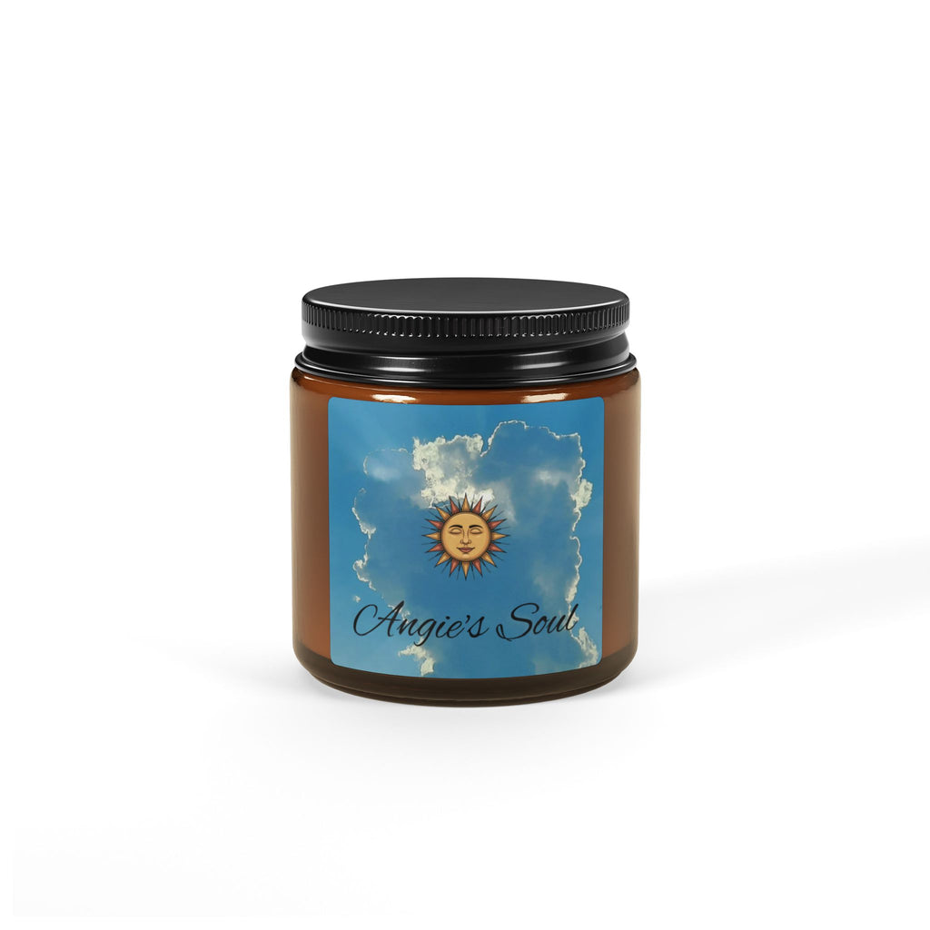 Angie's Soul Scented Soy Candle - Amber Jar, Multi-Size