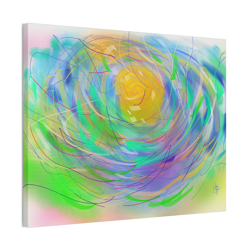 Abstract Floral Canvas