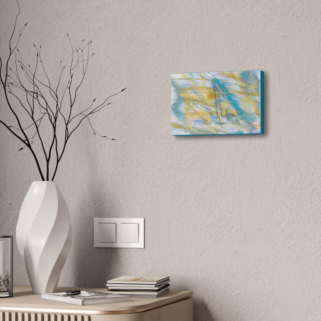 Abstract Coastal Breeze Canvas — Stretched 1.5" Wall Art
