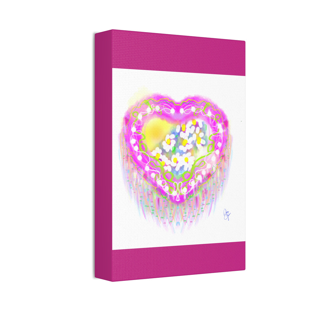 Daisy Burst Canvas Art — Bright Floral Stretched Canvas 1.5"