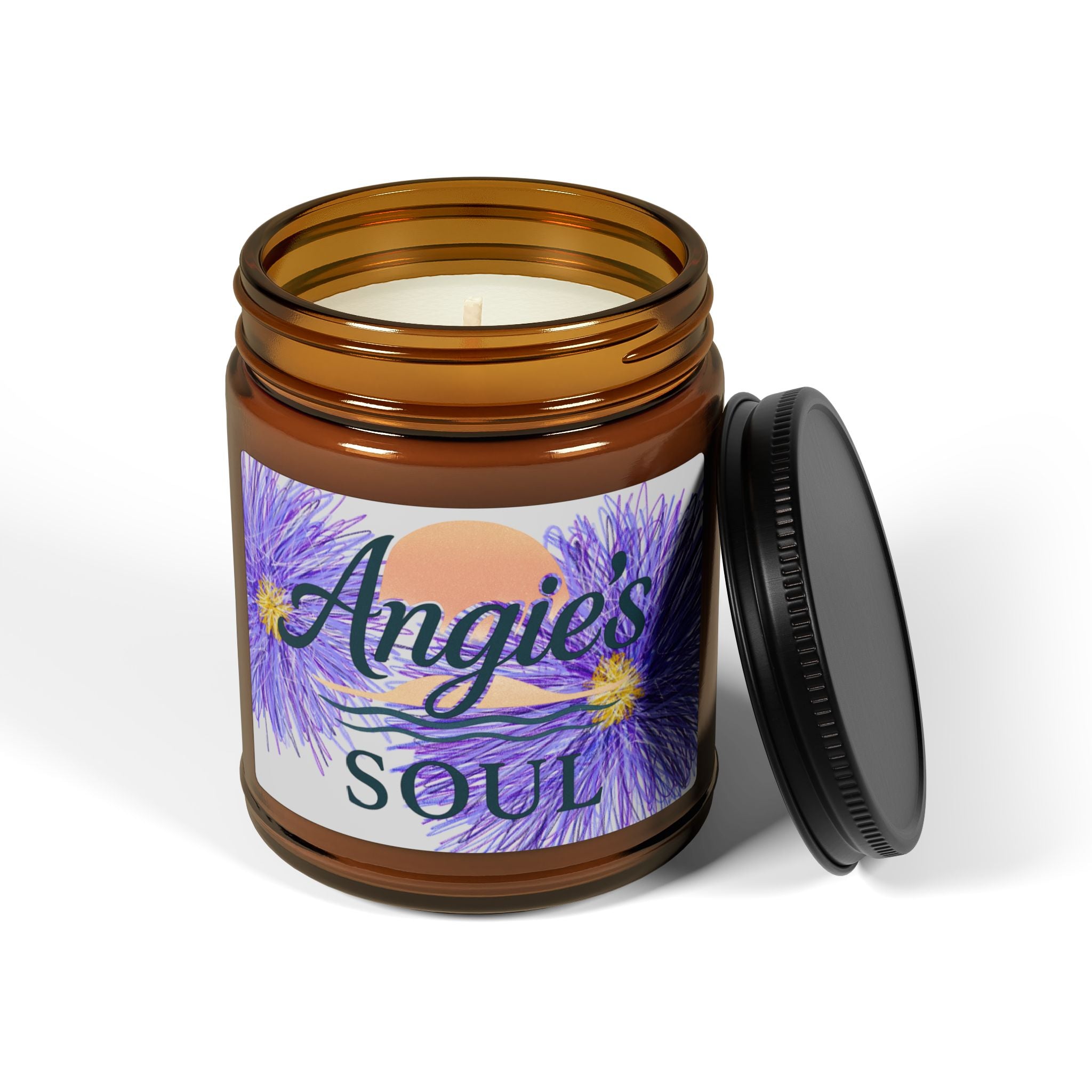 Angie's Soul Scented Soy Candle — Amber Jar (Multi-Size)