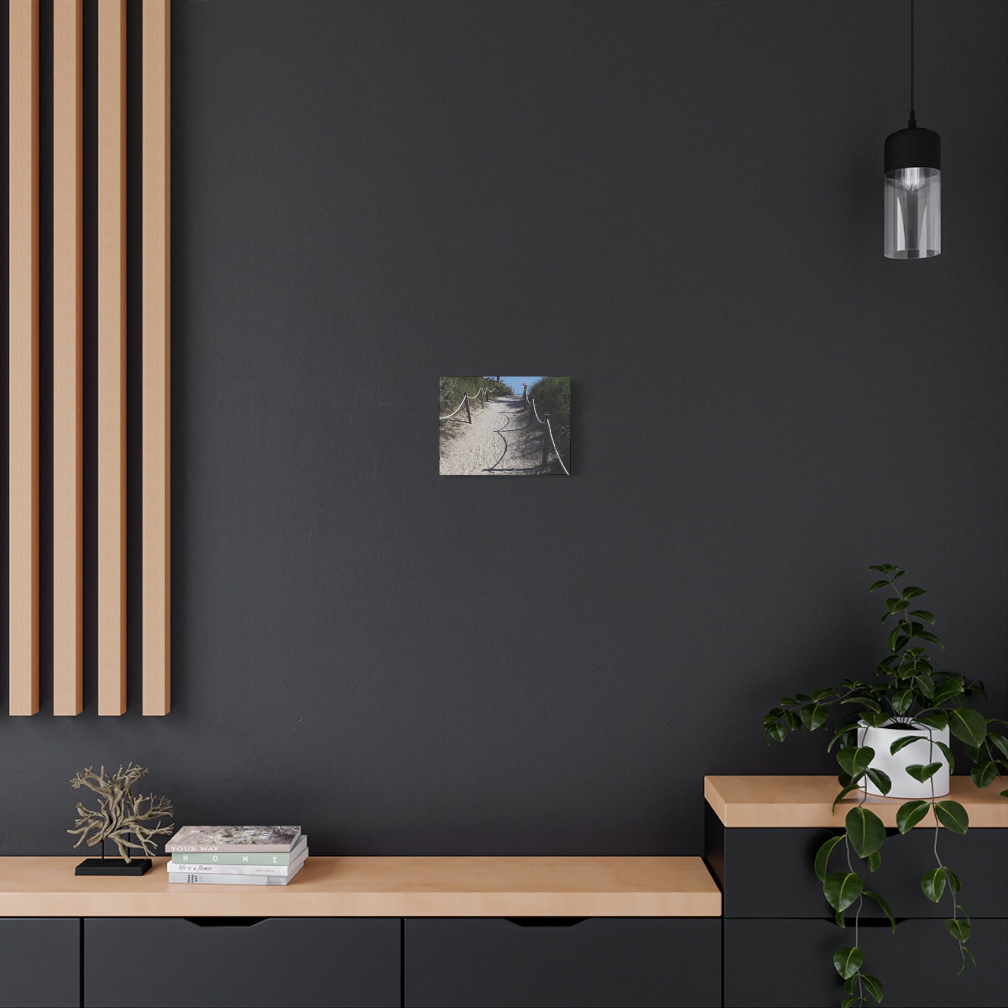 Beach Pathway Wall Art - Matte Canvas