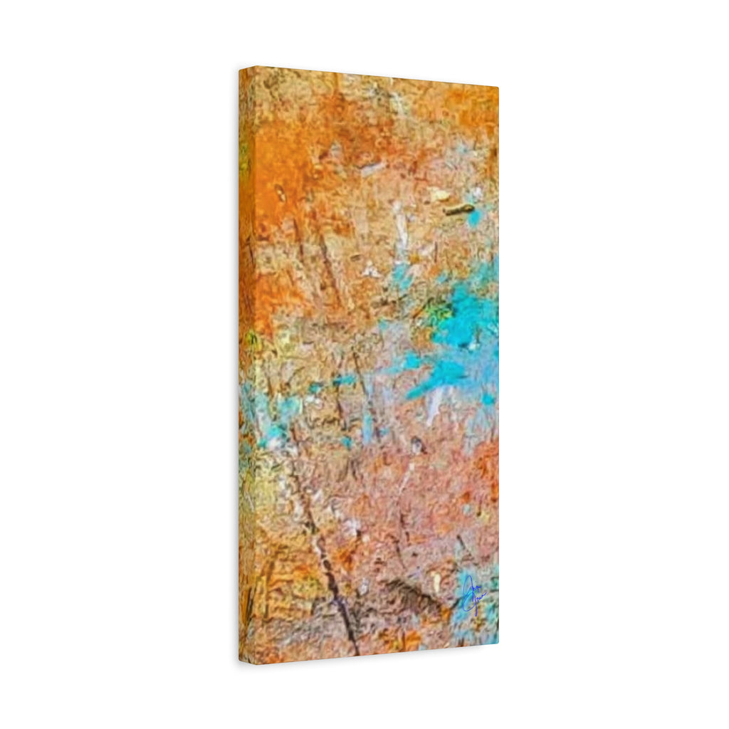 Matte Canvas Wall Art — 'Walk in the Woods' Abstract by Angie Jones (Stretched 1.25")