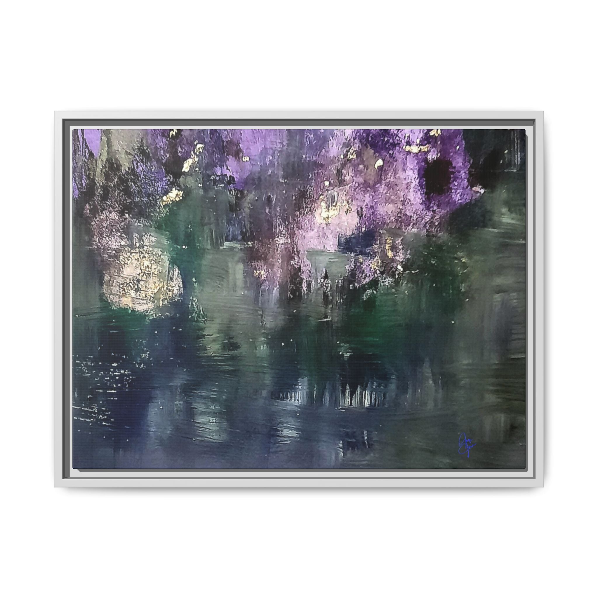 Impressionism Vibes Matte Canvas Print (Framed)