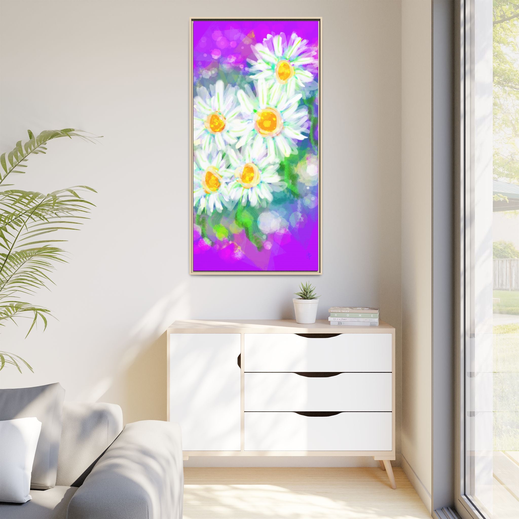Matte Canvas, Framed (Multi-color)