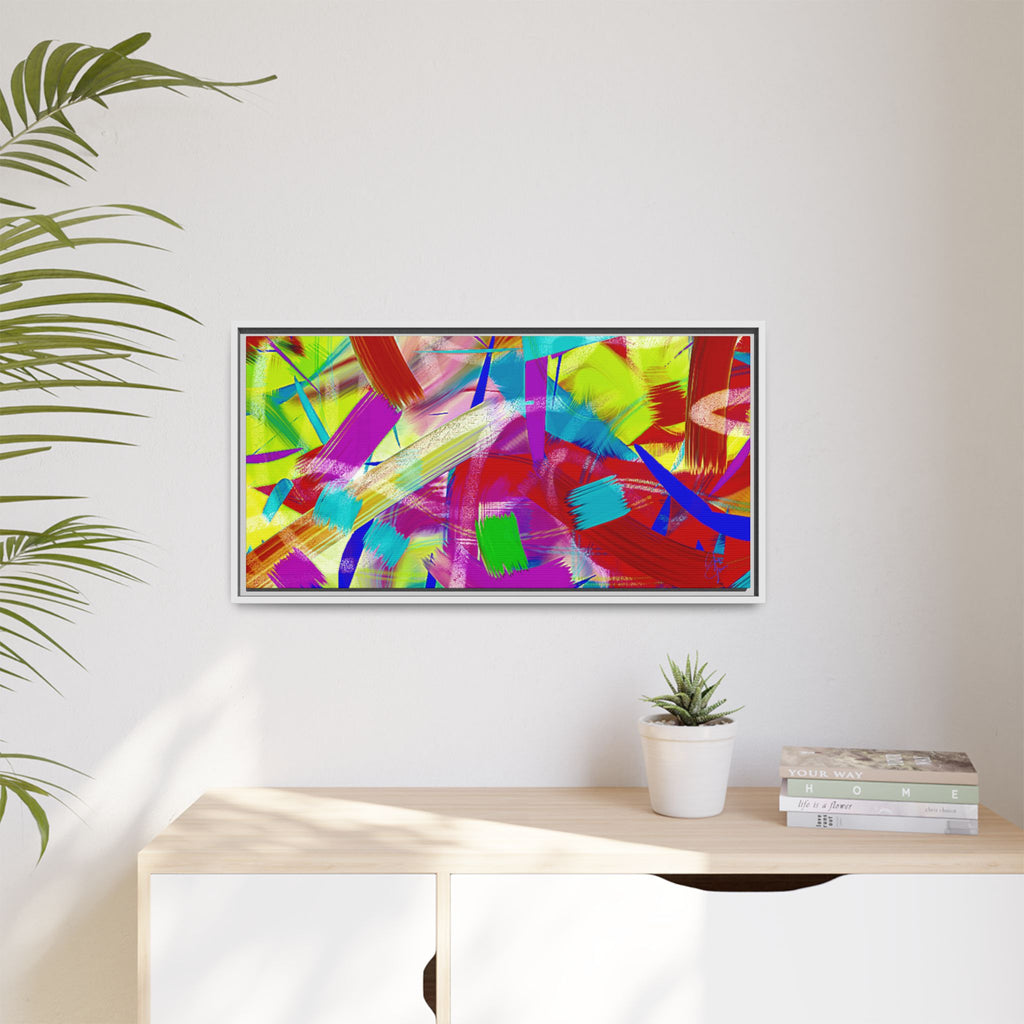 Matte Canvas, Framed (Multi-color)