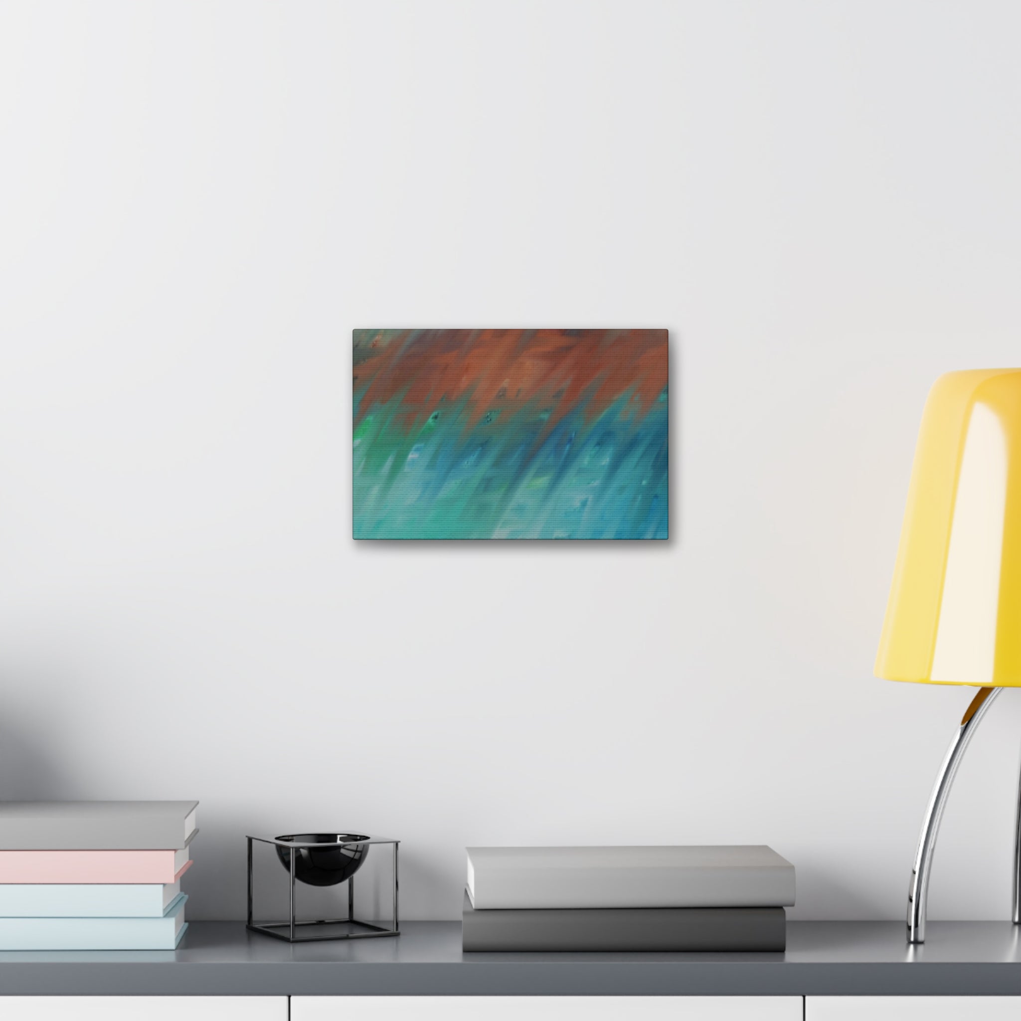 Ocean Breeze Abstract Canvas - Stretched 1.5" Wall Art