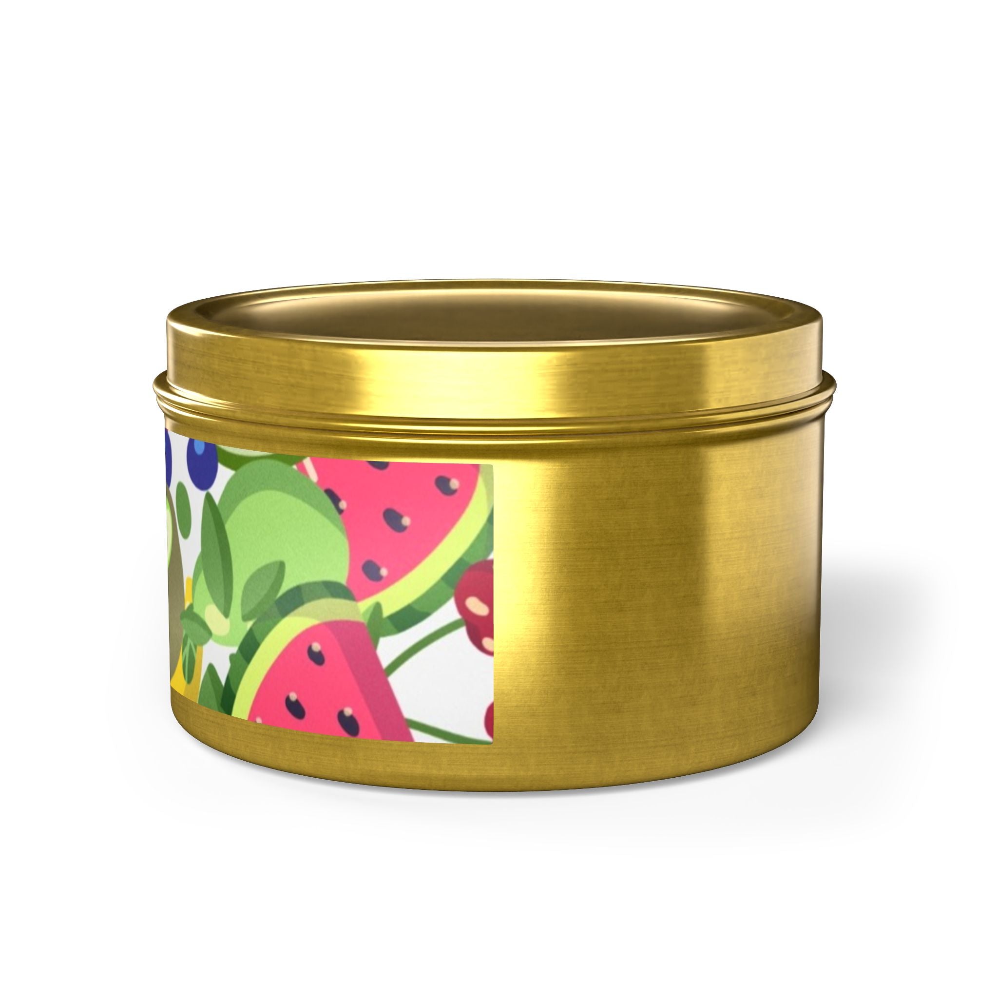 Tin Candle — Angie’s Soul Tropical Fruit Scented Tin Candle