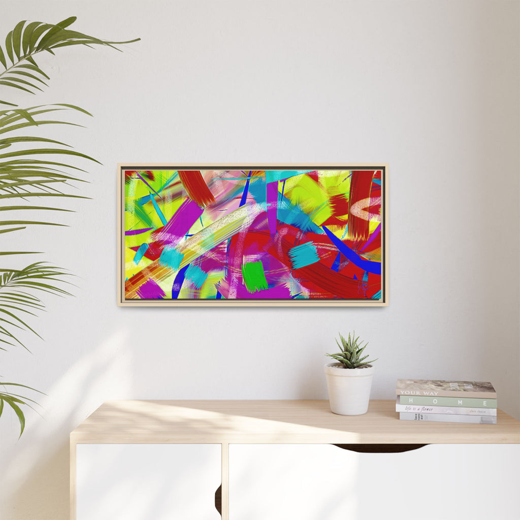 Matte Canvas, Framed (Multi-color)