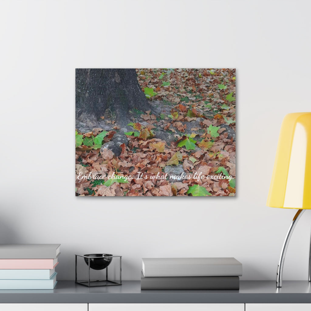 Autumn Leaves Canvas Print — Stretched 1.5" Fall Wall Art