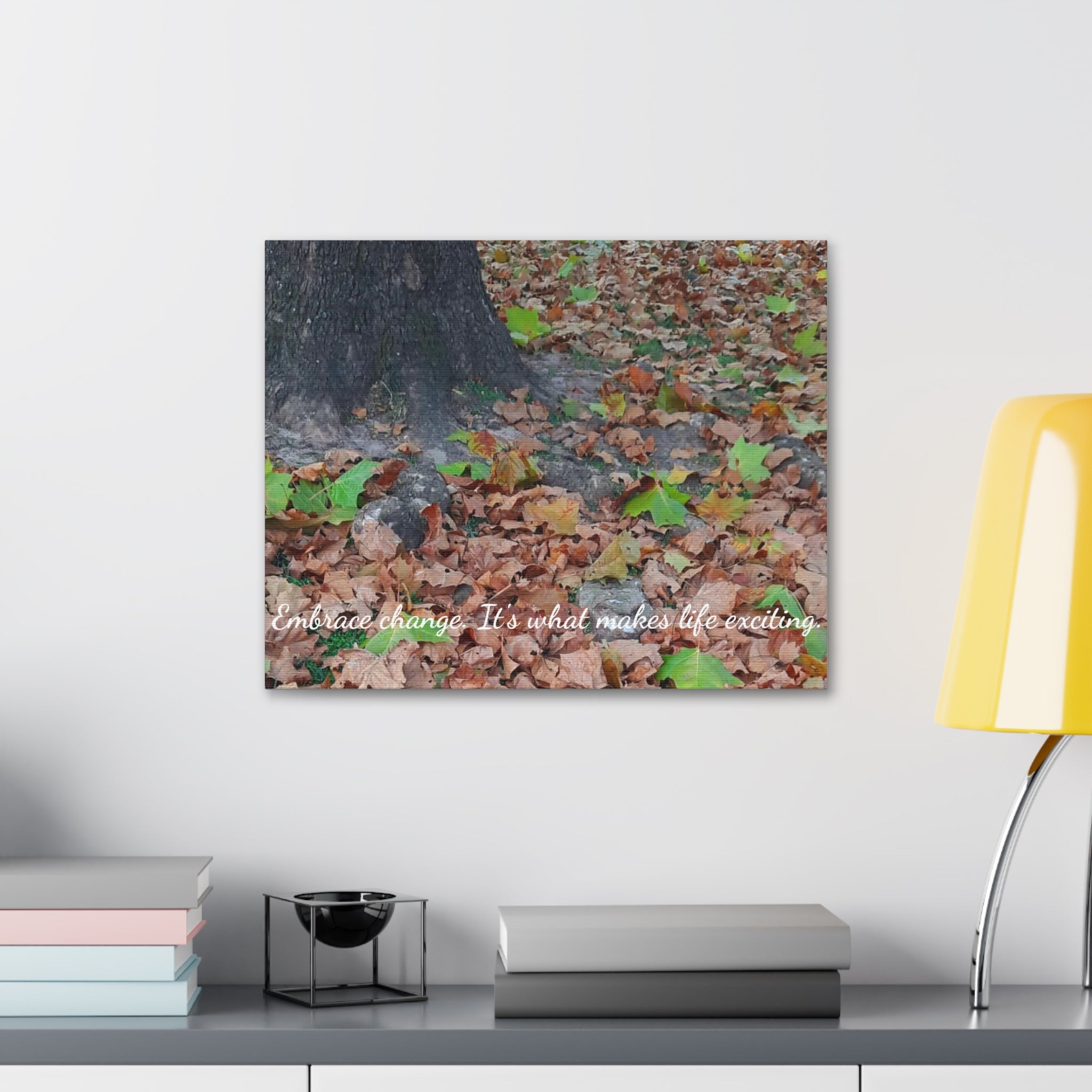 Autumn Leaves Canvas Print — Stretched 1.5" Fall Wall Art