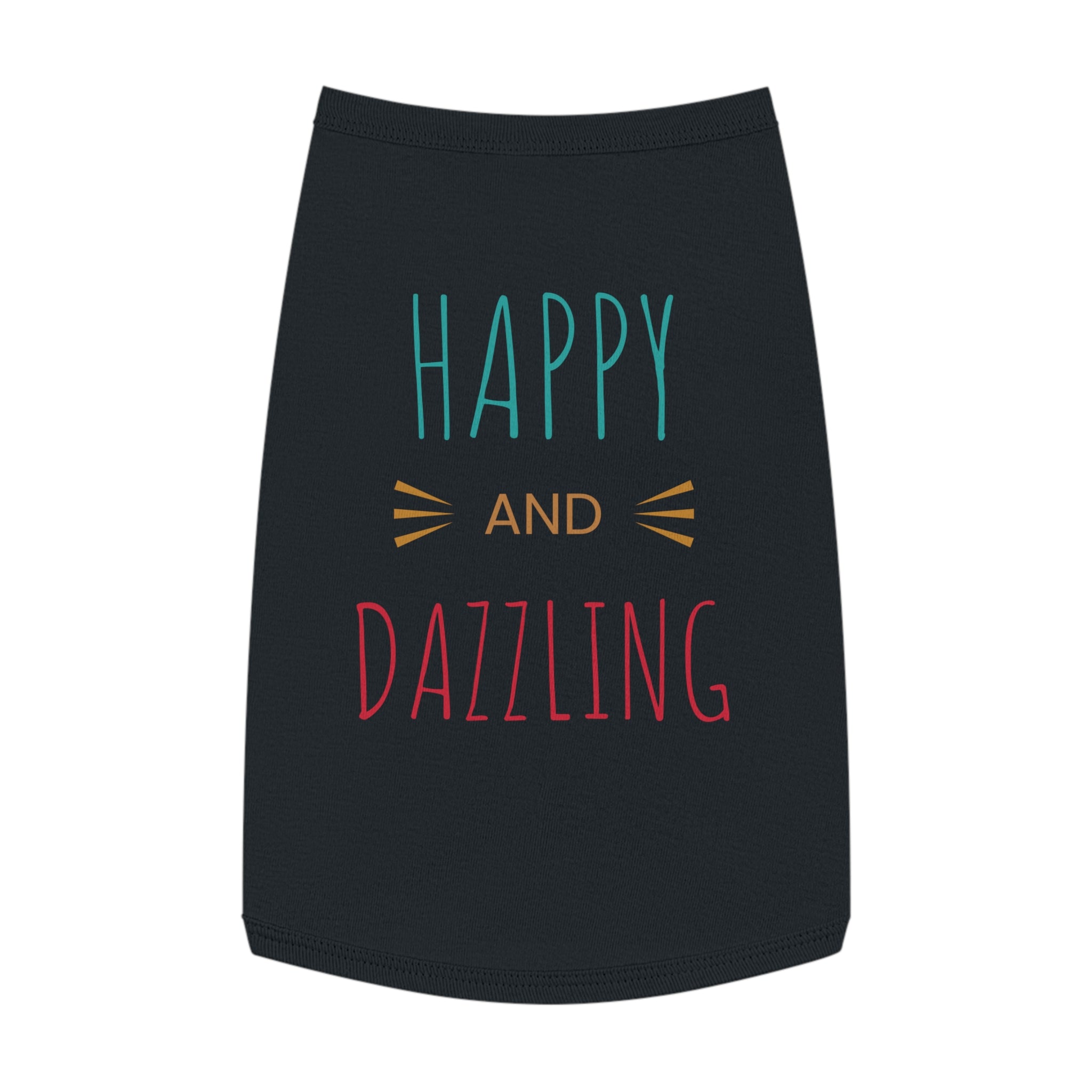 Happy & Dazzling Pet Tank Top for Fun-Loving Pets I