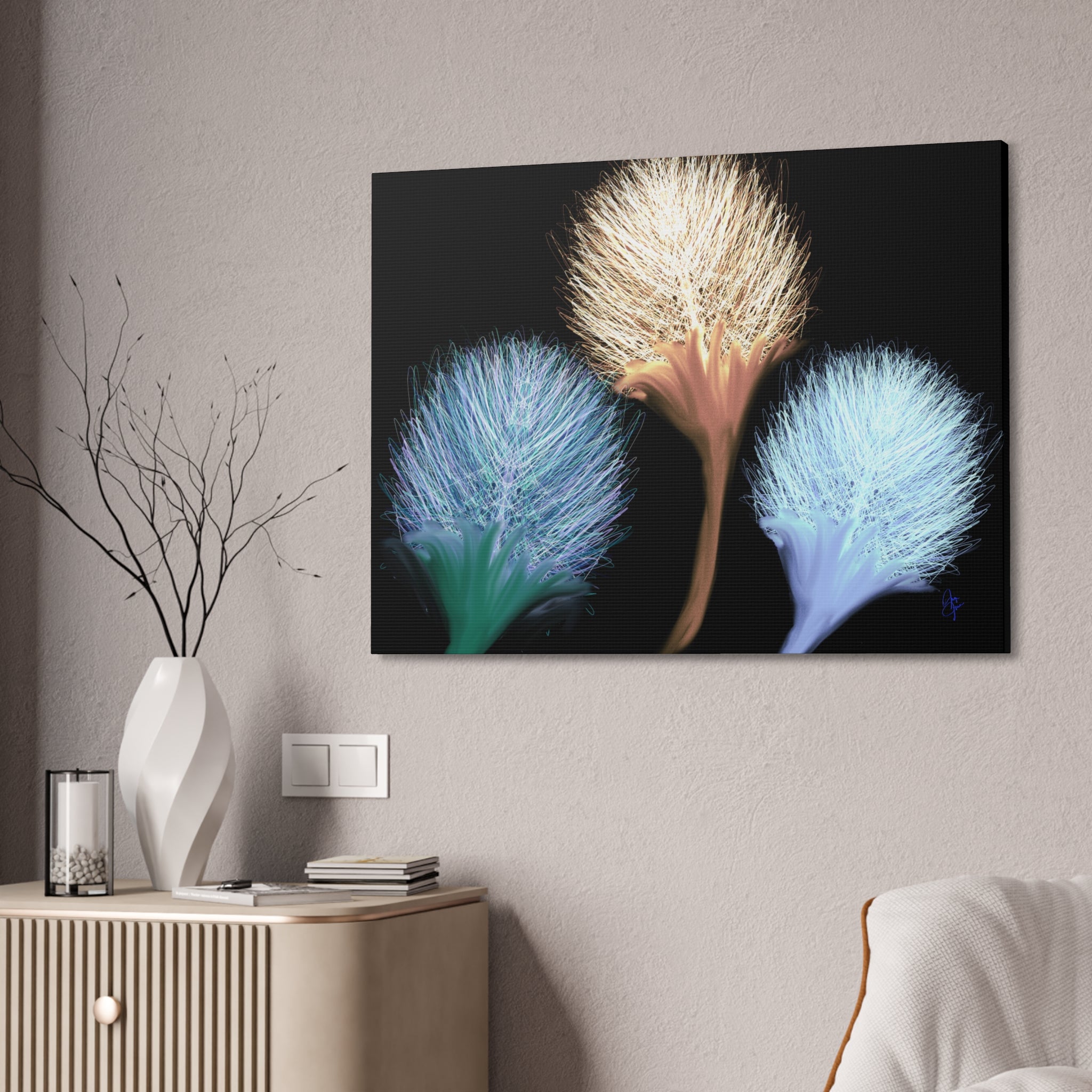 Floral Frond Canvas