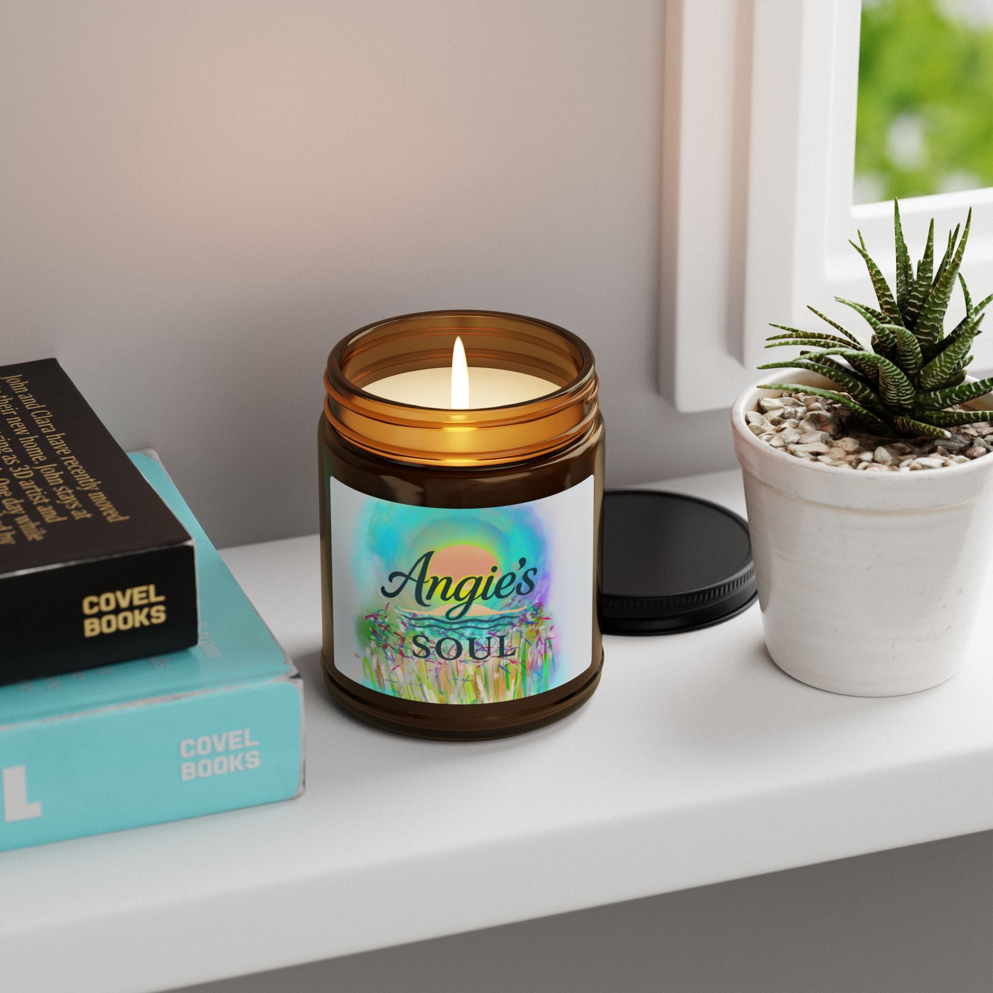 Angie's Soul Scented Soy Candle — Amber Jar (Multi-Size)