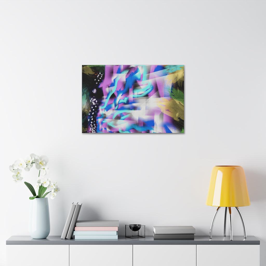 Geometric Butterfly Canvas Stretched 1.5"